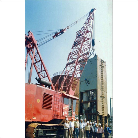 Erection Of Cold Box For Oxygen Plant