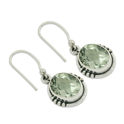 Green Amethyst Earrings Jewellery