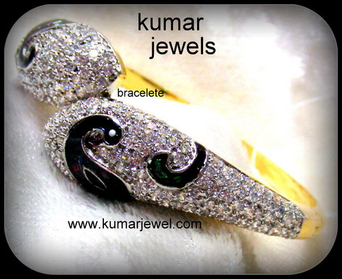 Classy diamond bracelet.