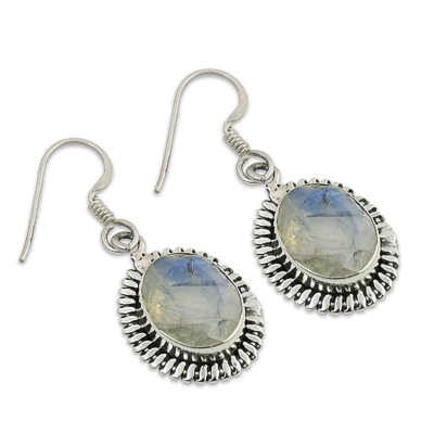 Rainbow Moonstone Earrings Jewellery