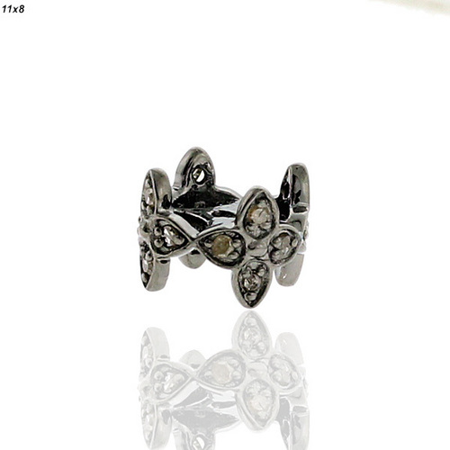Pave Diamond Spacer Jewelry