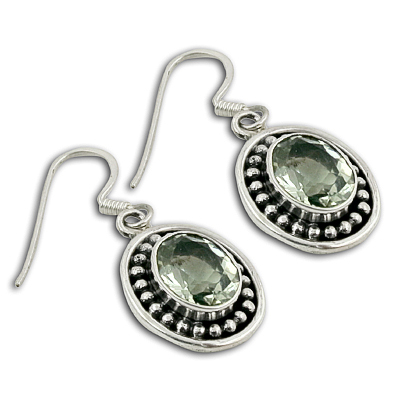 Green Amethyst Earrings Jewellery