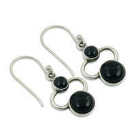 Black Onyx Gemstone Earrings jewellery
