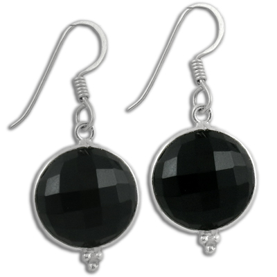 Black Onyx Gemstone Earrings jewellery