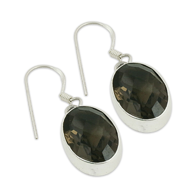 Smokey Quartz Earrings Jewellery