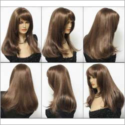 Long Hair Wigs For Women - 24 Inch Synthetic Fiber Brown Hair | Natural Look Soft Texture Straight Style Comfortable Fit