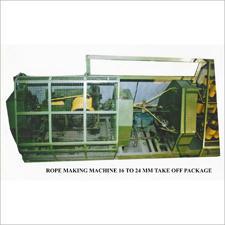 Rope Making Machine 16 To 24 MM Take Off Package