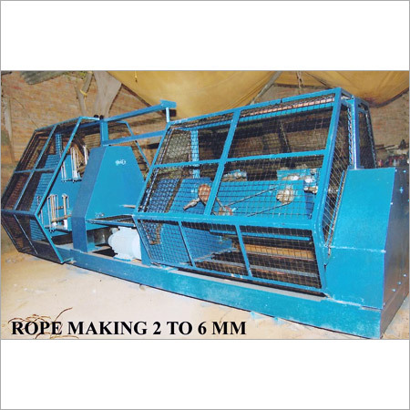 Rope Making Machines 2 To 6 MM - Steel, 2-6 MM, Electric Power | High Tensile Strength, Enhanced Durability, Precise Twisting