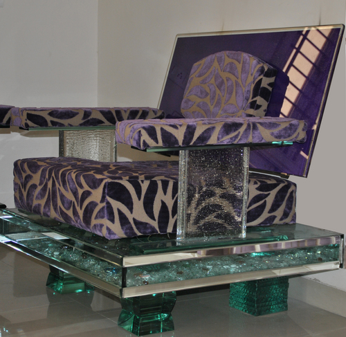 glass sofa