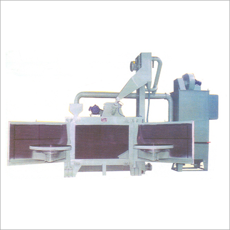 Double Door Shot Blasting Machine