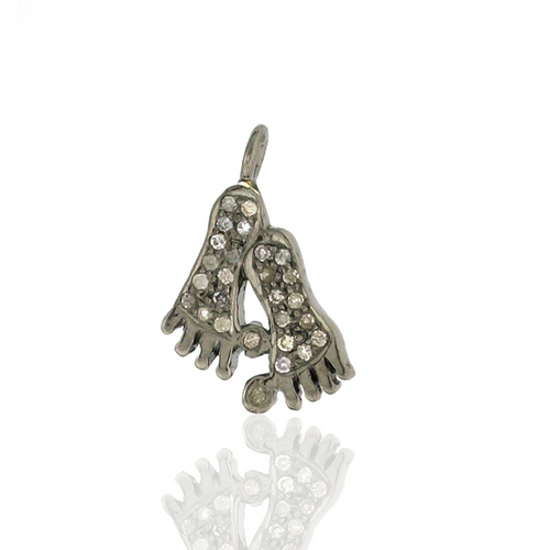 18mm Diamond Charm Findings