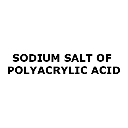 Sodium Salt Of Polyacrylic Acid