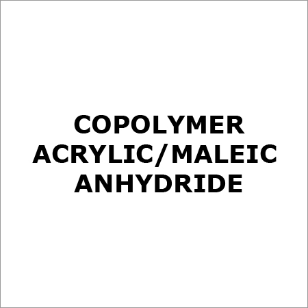 Copolymer Acrylic Maleic Anhydride
