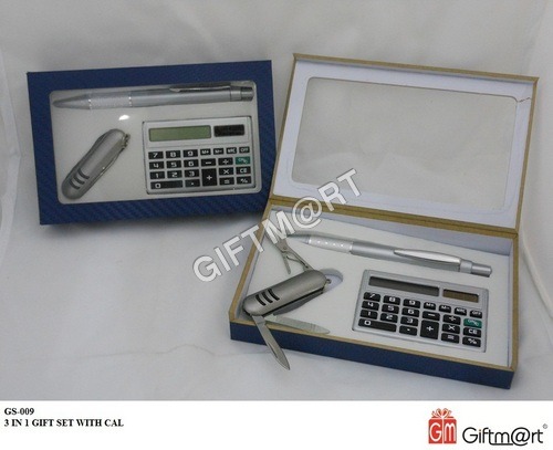 3 In 1 Gift Set With Calculator