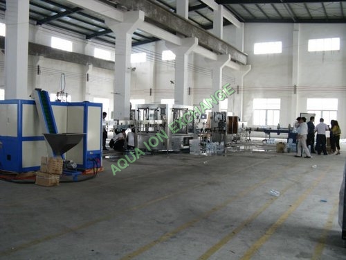 Mineral water bottling plant