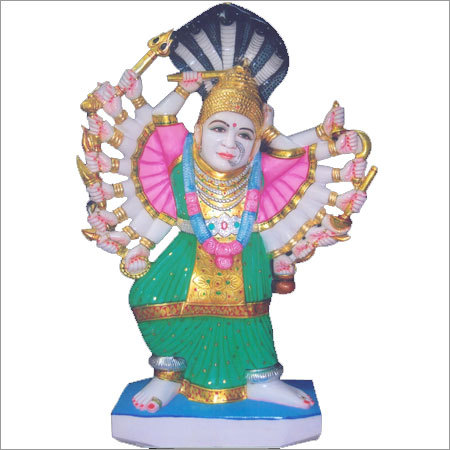 Goddess Saptashrungi Mata Marble Statue