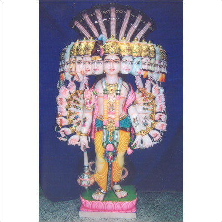 Lord Vishnu Virat Avatar Marble Statue