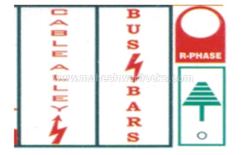 Cable Alley & Bus Bar Chamber(Sticker & Name Plat)