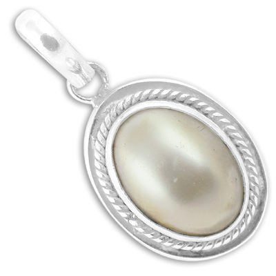 Natural Mabe Pearl Pendant