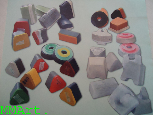 Polisher stone pads used in terrazzo floor polishing machine