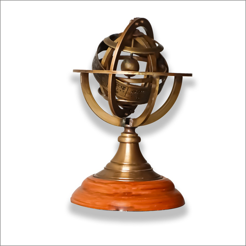 Brass Shiny Armillary Globe