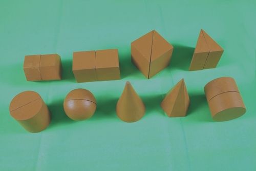 Wooden Magnetic Geometrical Shapes