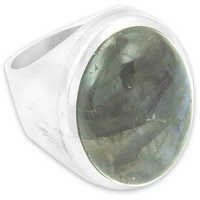 Labradorite Gemstone Sterling Silver Ring Jewelry