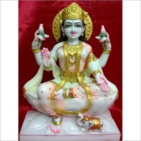Marble Laxmi Moorti - Finishing: Polishing