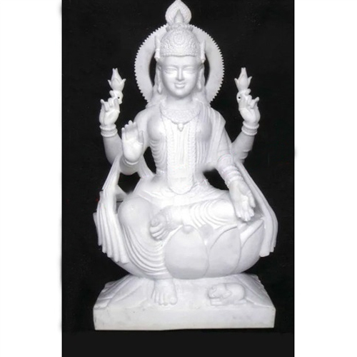 Marble Dhan laxmi statue