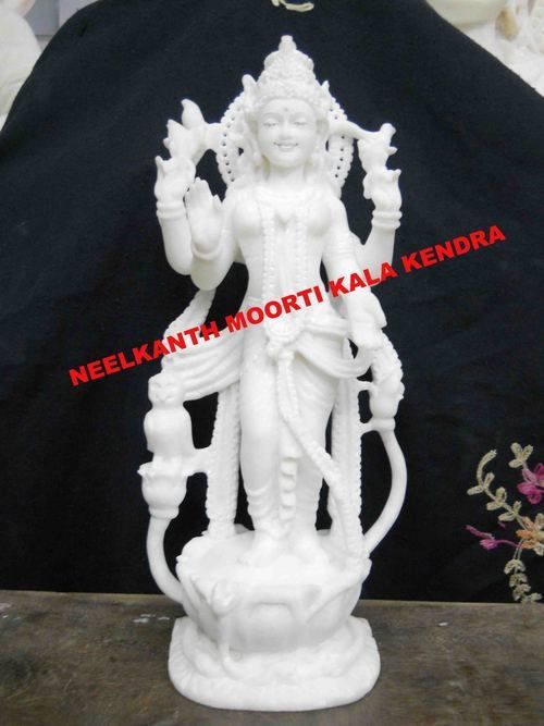 Eco-Friendly Marble Laxmi Statue