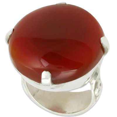 Natural Gemstone Sterling Silver Ring Jewellery