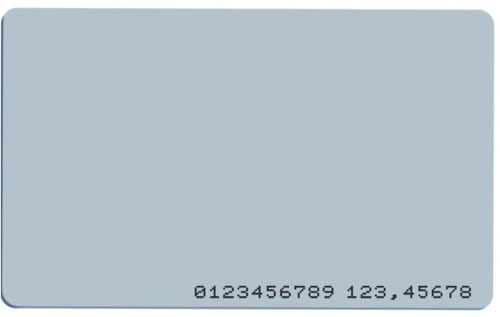 ISO thin proximity card
