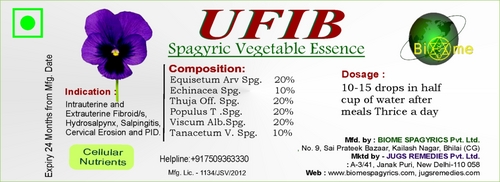 UFIB Spagyrics Medicines