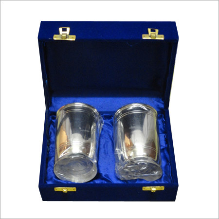 Silver Plated Glass Set