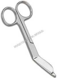 Bandage Cutting Scissor - Stainless Steel, Standard Dimensions | Lightweight, Durable, Rust-resistant, Manual Usage For Medical Purposes