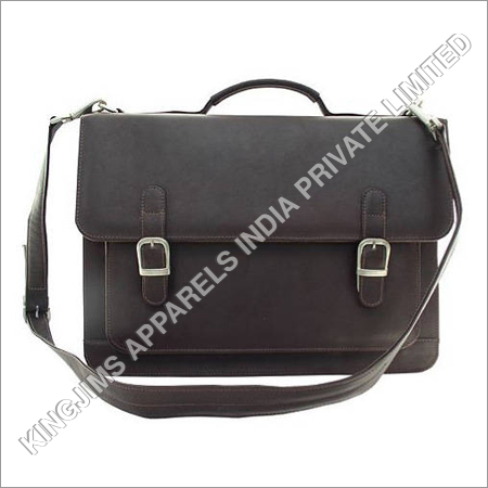 Laptop Bags - Leather, 15x12x5 inches, Black | Durable Material, Multiple Compartments, Stylish Design, Water Resistant, Adjustable Strap