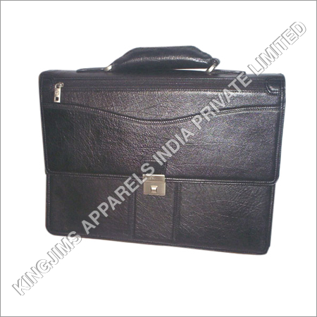 Office Bags - Leather, 15x12x5 inches | Durable, Water Resistant, Multiple Compartments, Clasp Closure, Top Handle