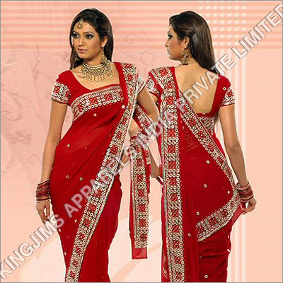 Red Designer Sarees