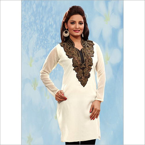 Chiffon Designer Kurtis