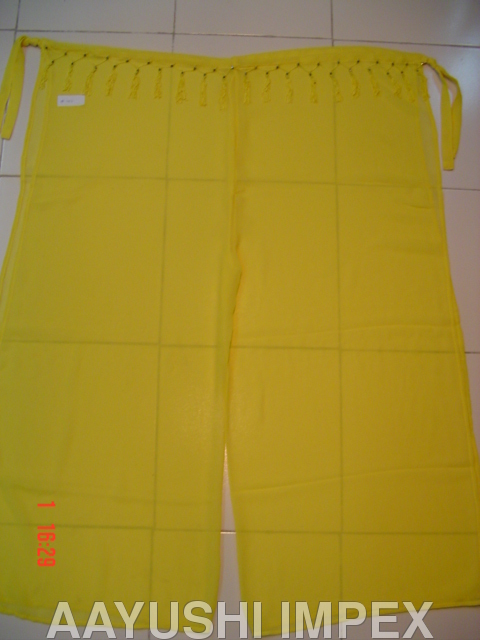 Yellow Pareo Pant