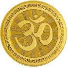 AUM Gold Coin - 24 Karat Gold, 1-100 Grams | High Purity, Religious Symbol, Collectible, Gift Option