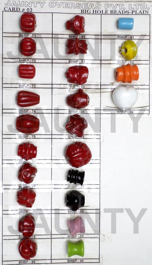 Big Hole Beads Plain