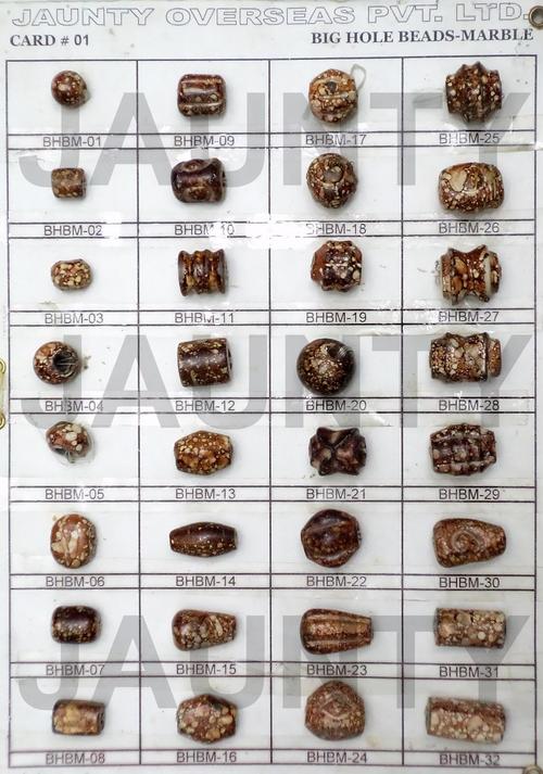 Big Hole Marble Beads