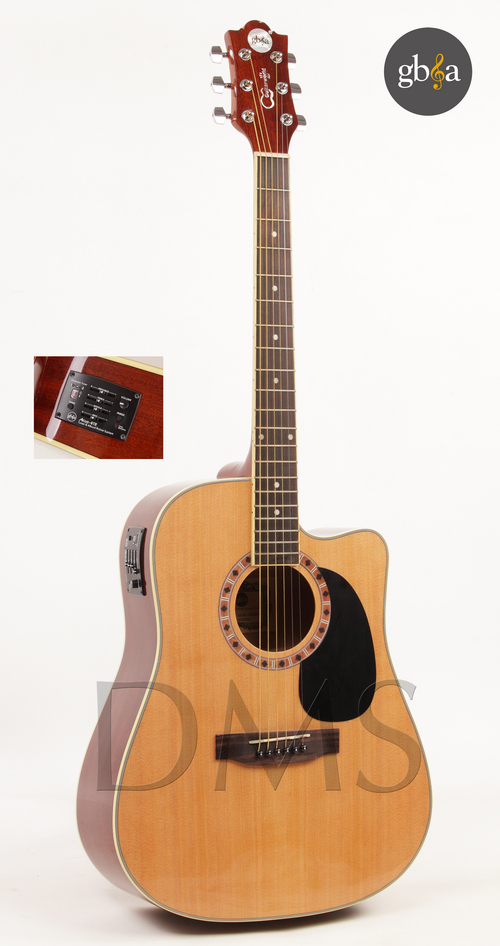 GB&A SAGM-110CEQ Semi-Acoustic Guitar