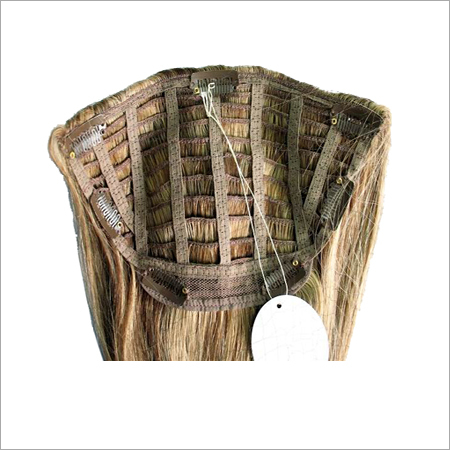 19 Curly Clip In Half Hair Piece Extension