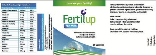 Fertility Capsules for Men