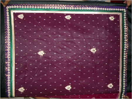 Embroidered Silk Saree