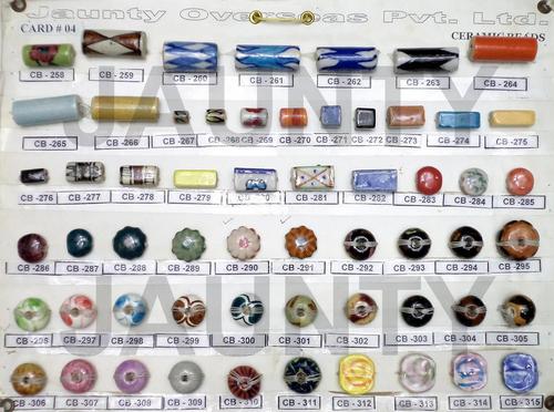 Ceramic Beads - Custom Sizes, Varied Shapes, Multiple Colors | High Durability, Glossy Finish, Wide Applications