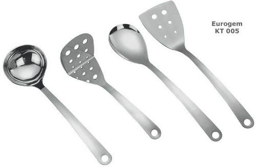 Eurogem - Stainless Steel, 10-12 Inch Handles, Silver | Durable, Stylish, Easy-Clean, Heat-Resistant, Non-Stick