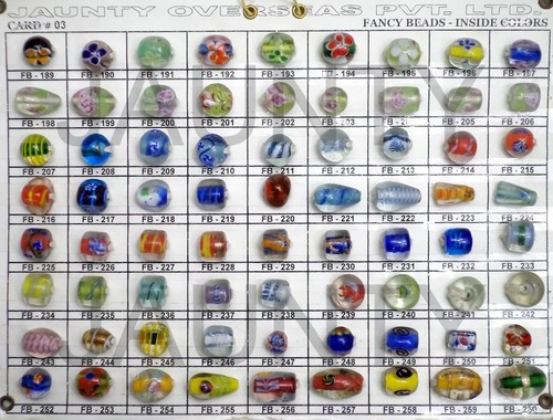 Fancy Beads - Glass, Varied Sizes, Blue, Varied Shapes | Customizable, Durable, Bulk Packaging